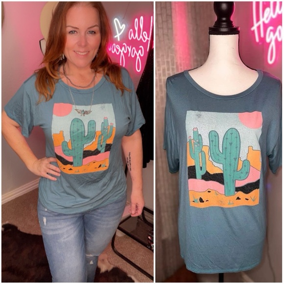 Desert Theme Tee - Picture 1 of 2